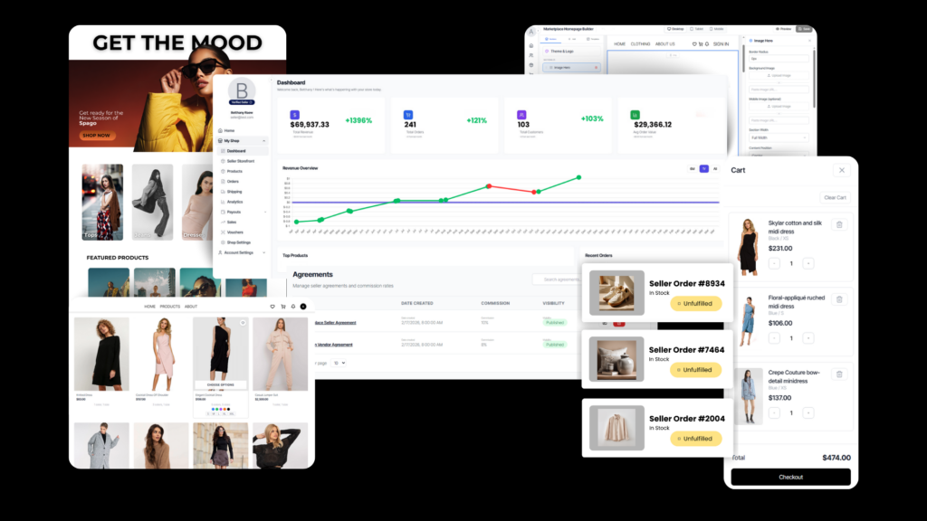 Marketplace Website Hero